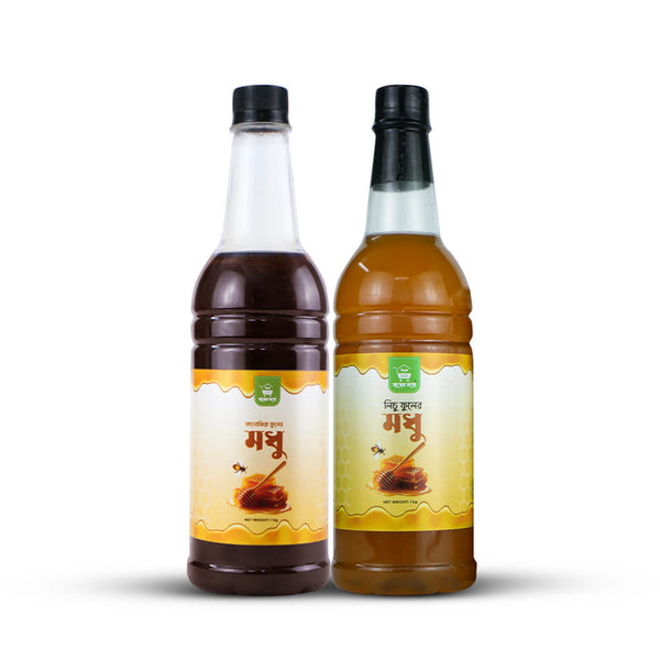 কালোজিরা ও লিচু ফুলের মধু কম্বো | Blackseed & Lichu Flower Honey 2kg