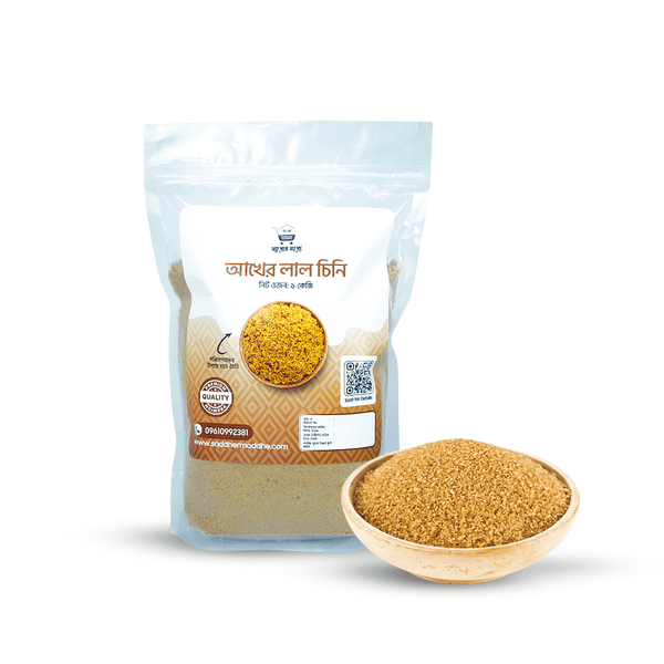 আখের লাল চিনি | Akher Red Sugar 1 kg