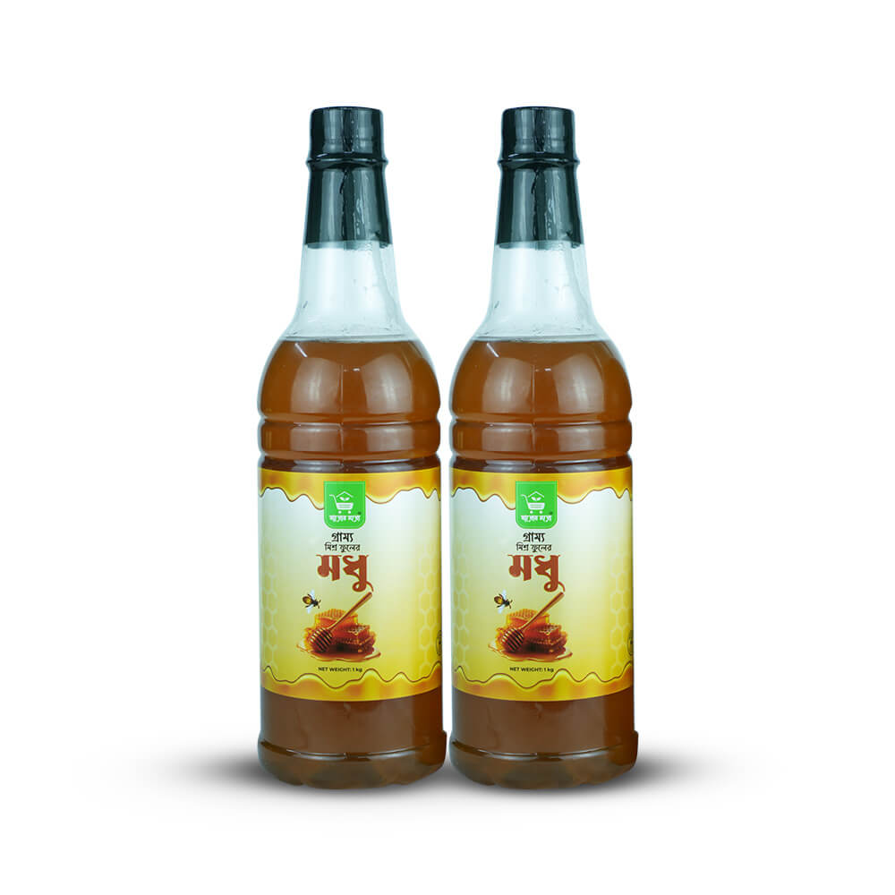 গ্রামীণ চাকের মিশ্র ফুলের মধু কম্বো | Grammo Honey Combo 2KG